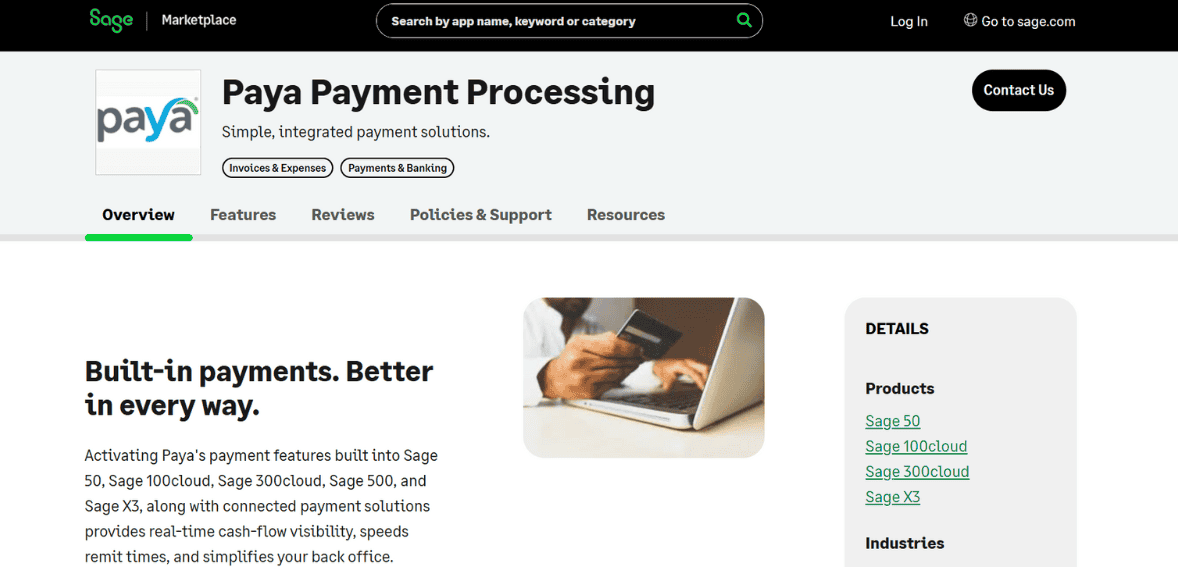 Sage Payment Solutions (Paya) Review